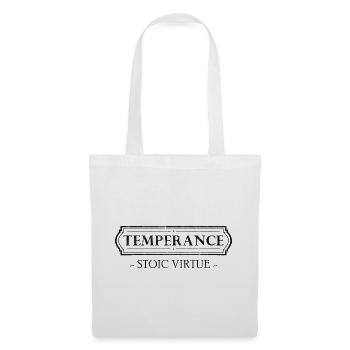 Stoic Virtue Temperance - Tote Bag - white - Front