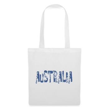 AUSTRALIE - Sac en tissu - blanc - Devant