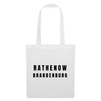 Rathenow Brandenburg - Stoffbeutel - Weiß - Vorne