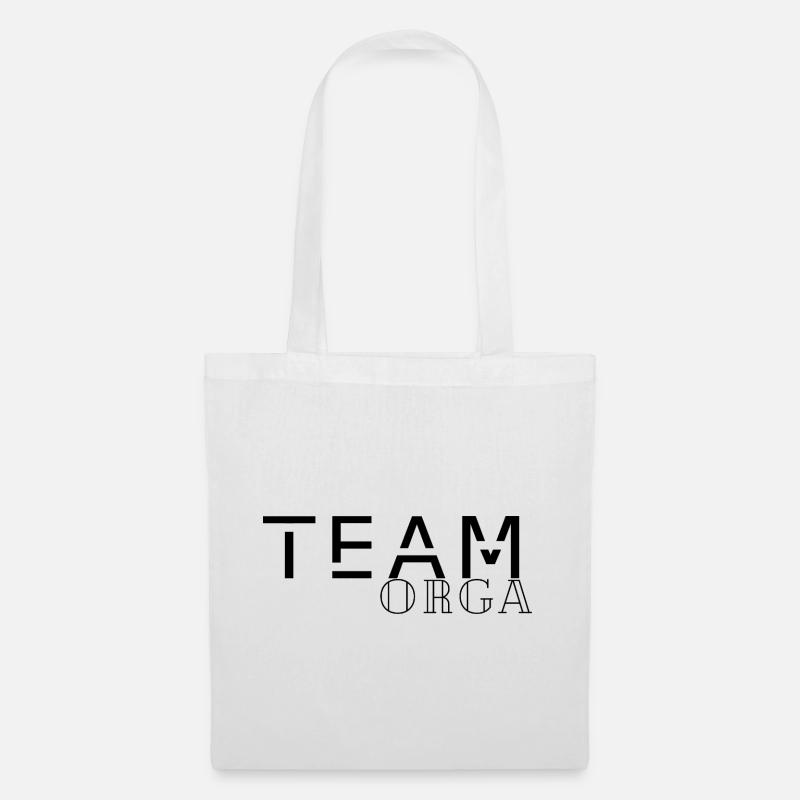 Team Orga - Personal - Mitglied - Crew - Event - Stoffbeutel - Weiß