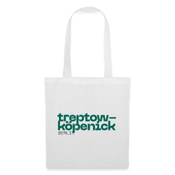 Treptow Köpenick Berlin - Schönes simples Design - Stoffbeutel - Weiß - Vorne