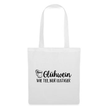 Mulled Wine Mug Saying Christmas - Tote Bag - white - Front
