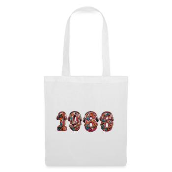 Millésime 1986 - Sac en tissu - blanc - Devant