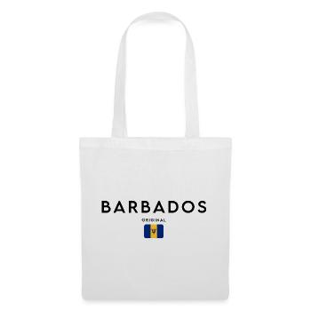 Barbadian pride, minimalist sleek design - Tote Bag - white - Front