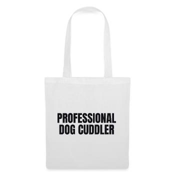 Câlineuse professionnelle de chiens - T-shirt Hunde - Sac en tissu - blanc - Devant
