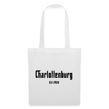 Berlin Charlottenburg Berliner Original Szene - Stoffbeutel - Weiß - Vorne