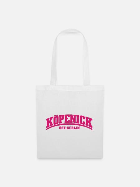 Köpenick - Ost-Berlin - Bezirk - Deutschland - Stoffbeutel - Weiß