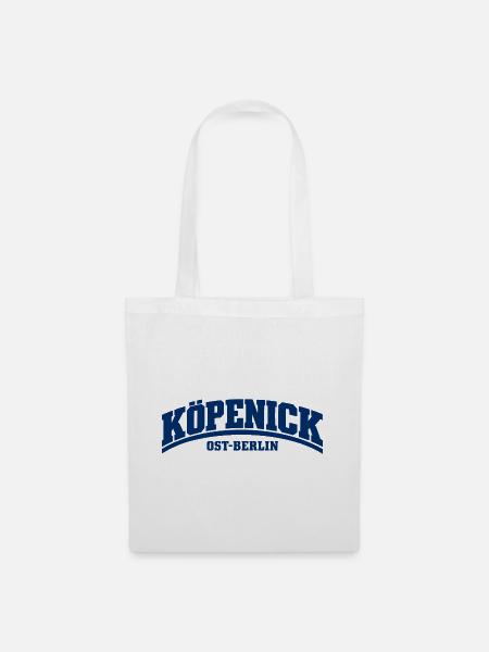 Köpenick - Ost-Berlin - Bezirk - Deutschland - Stoffbeutel - Weiß