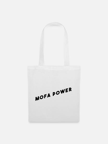 Mofa Power T-Shirt - Stoffbeutel - Weiß