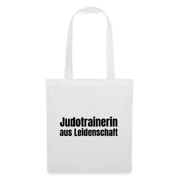 Judotrainerin aus Leidenschaft Judo Geschenk - Stoffbeutel - Weiß - Vorne