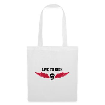 biker - Tote Bag - white - Front