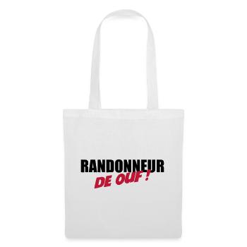 Randonneur de ouf ! - Sac en tissu - blanc - Devant