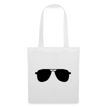 Sonnenbrille Symbol - Stoffbeutel - Weiß - Vorne