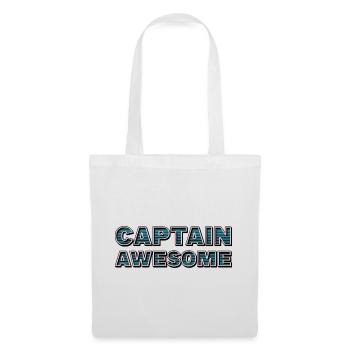 CAPTAIN AWESOME - Stoffbeutel - Weiß - Vorne