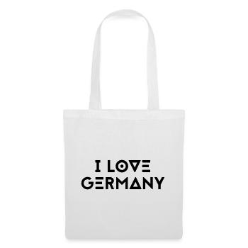 I LOVE GERMANY - Tote Bag - white - Front