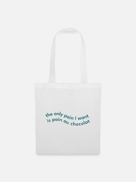 T-Shirt-Design - Stoffbeutel - Weiß