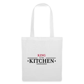 Roi de la cuisine - Sac en tissu - blanc - Devant
