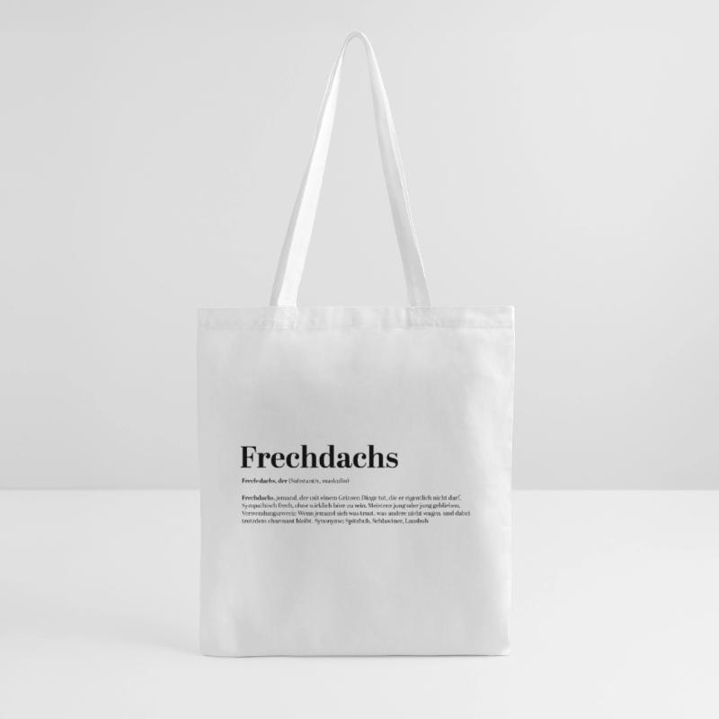 Frechdachs Définition Nom d’animal coquin lâche Sac en tissu