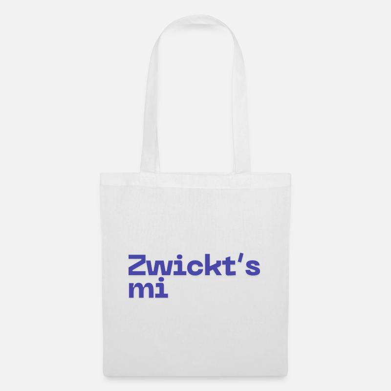 Zwickt's mi - Austropop - Tote Bag - white