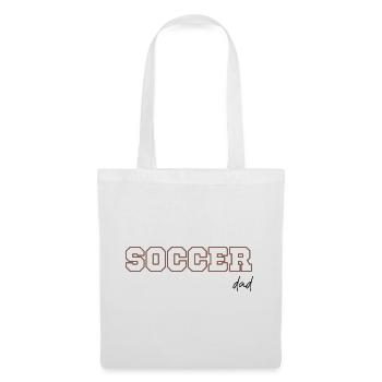 Fussball Papa - Stoffbeutel - Weiß - Vorne
