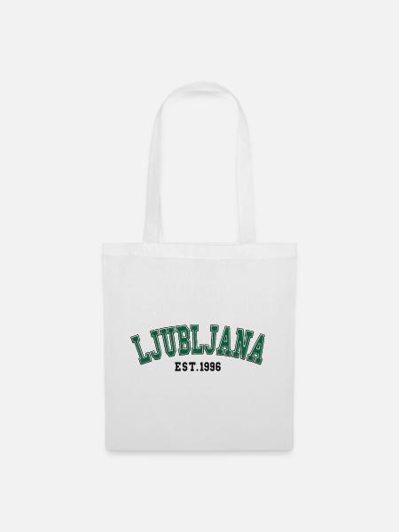 Ljubljana, gegründet 1996 - Stoffbeutel - Weiß