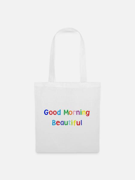 Good Morning - Stoffbeutel - Weiß