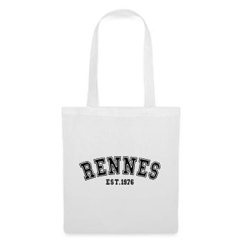 Rennes gegründet 1976 - Stoffbeutel - Weiß - Vorne