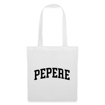 Pepere Französischer Opa Pepere - Stoffbeutel - Weiß - Vorne