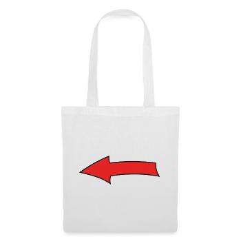 Arrow bow - Tote Bag - white - Front