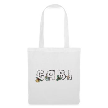 Gabi Weihnachtsbuchstaben  - Stoffbeutel - Weiß - Vorne