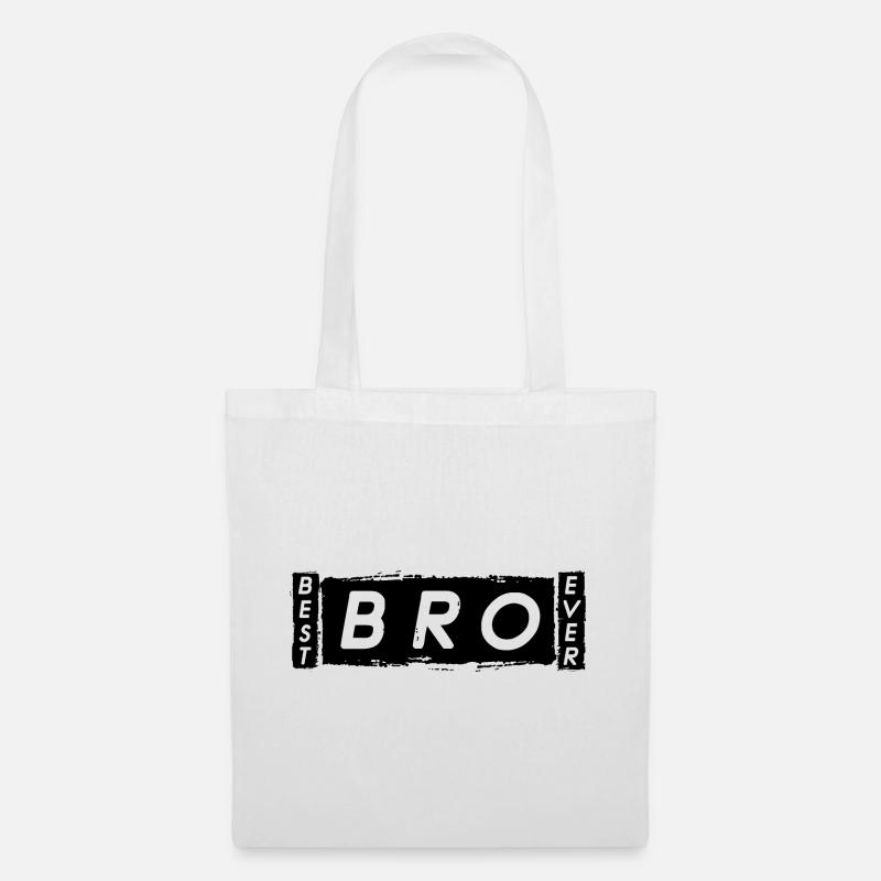 BEST BRO EVER - Stoffbeutel - Weiß