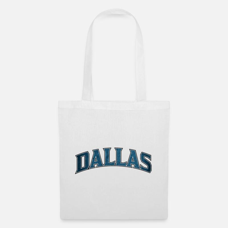 Dallas Arc Blau Vintage - Stoffbeutel - Weiß