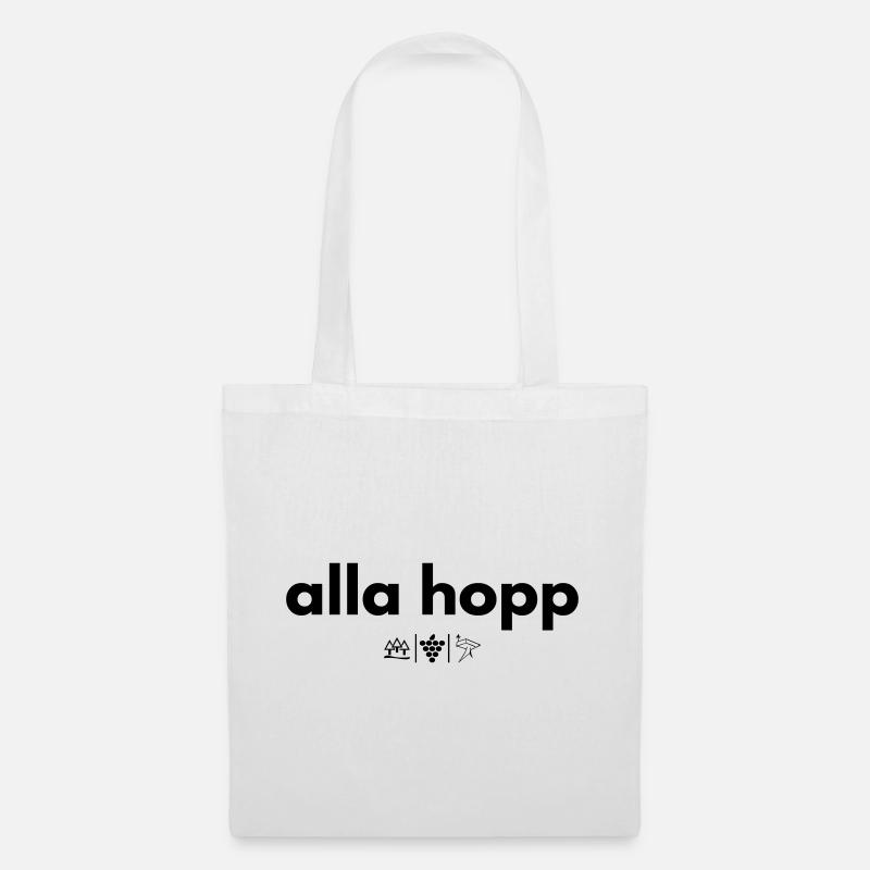 alla hopp - Stoffbeutel - Weiß