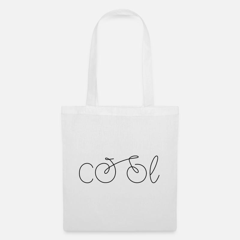 Fahrrad cool - Stoffbeutel - Weiß