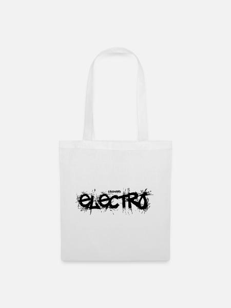 kikkbeatz Electro - Stoffbeutel - Weiß