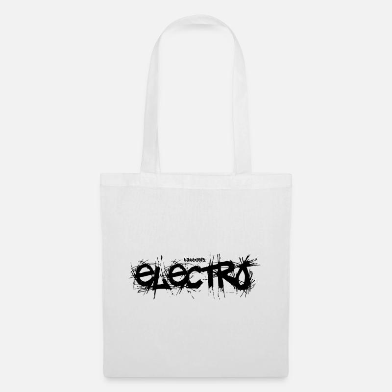 kikkbeatz Electro - Stoffbeutel - Weiß