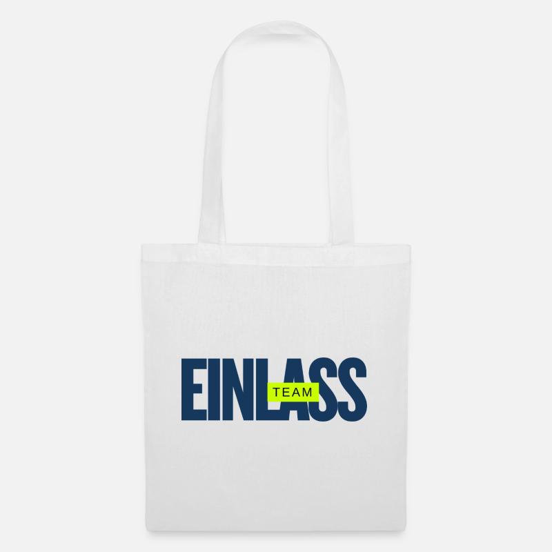 EINLASS Team - Personal - ORGA - Mitarbeiter Crew - Stoffbeutel - Weiß
