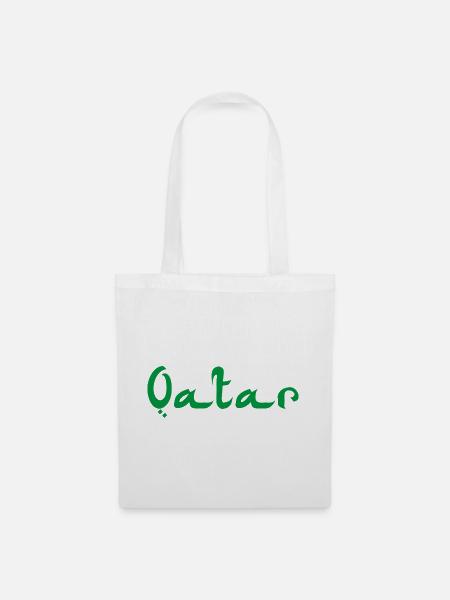 Qatar Katar - Stoffbeutel - Weiß
