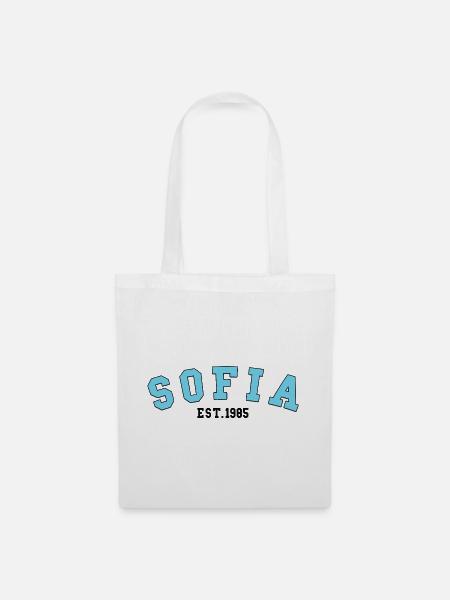 Sofia_Est_1985 - Stoffbeutel - Weiß