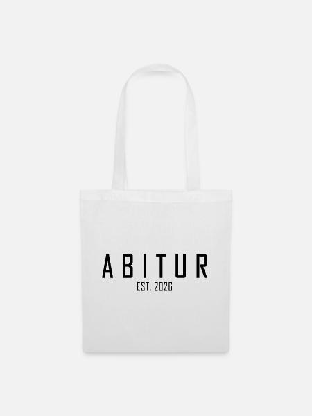 Abitur 2026 - Stoffbeutel - Weiß