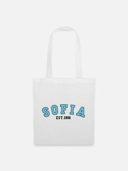 Sofia gegründet 1996 - Stoffbeutel - Weiß