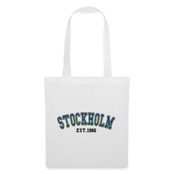 Stockholm, gegründet 1986 - Stoffbeutel - Weiß - Vorne