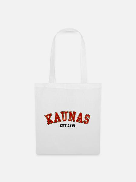 Kaunas gegründet 1986 - Stoffbeutel - Weiß