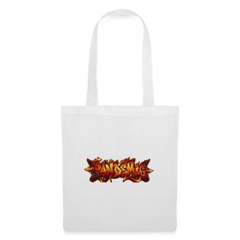 Randsmix Graffiti Flammen-Logo - Stoffbeutel - Weiß - Vorne