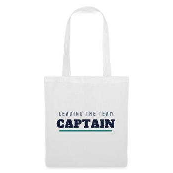 Lettrage du Captain College - Club du capitaine - Sac en tissu - blanc - Devant