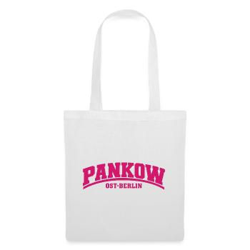 Pankow - Ost-Berlin - Bezirk - Deutschland - Stoffbeutel - Weiß - Vorne