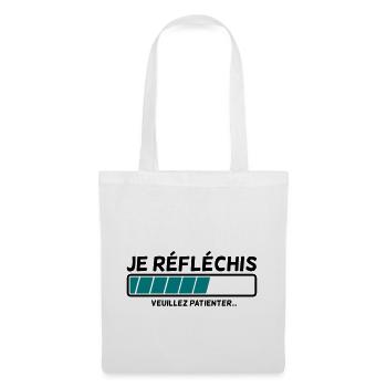 Denke ich - Stoffbeutel - Weiß - Vorne