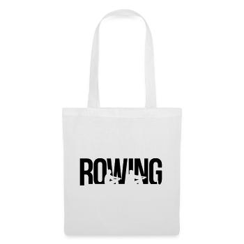 rowing Rudern - Stoffbeutel - Weiß - Vorne