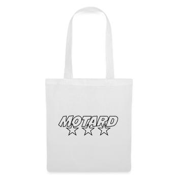 Motard - Sac en tissu - blanc - Devant