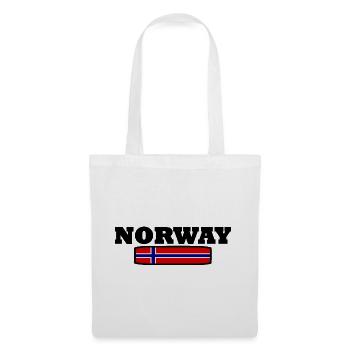 Norvège - Sac en tissu - blanc - Devant